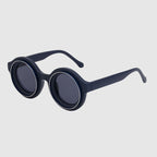 "The Solario Round" Sunglasses (Blue ) - Sunglasses | Zavonix