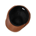 "The Timeless Gatsby" Leather Cap (Brown S) - | Zavonix