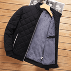 "The Trailblazer" Fleece Lined Bomber Jacket (Black S) - Jacket | Zavonix