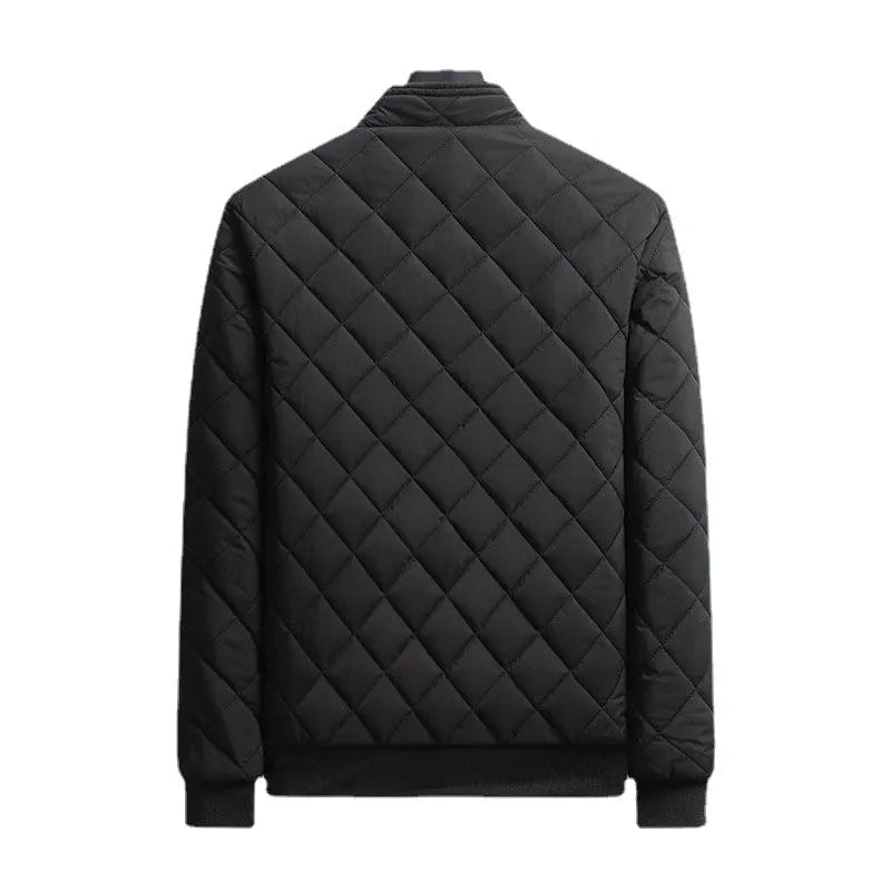 "The Trailblazer" Fleece Lined Bomber Jacket (Black S) - Jacket | Zavonix