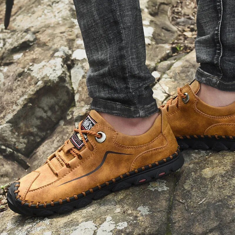 "The Voyager Fall Footwear" Durable Autumn Shoes (Brown 6 (38 EU)) - | Zavonix