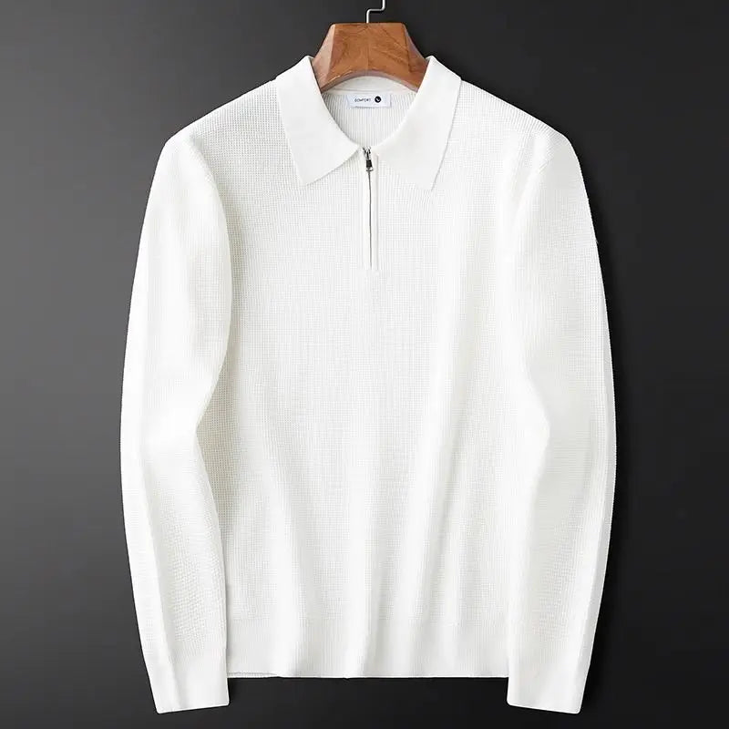 Thornavell Waffle Zip Polo product image 2