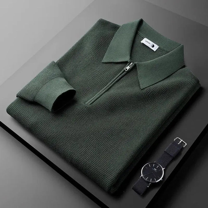 Thornavell Waffle Zip Polo product image 4