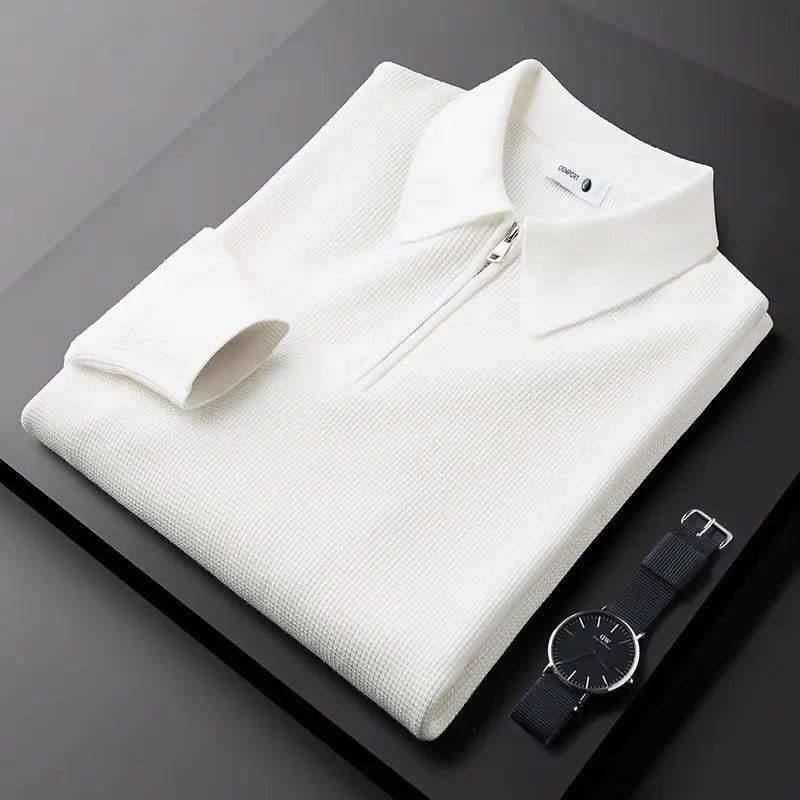 Thornavell Waffle Zip Polo product image 5