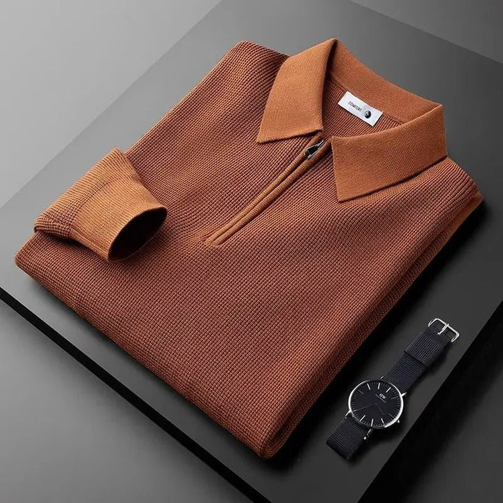 Thornavell Waffle Zip Polo product image 6