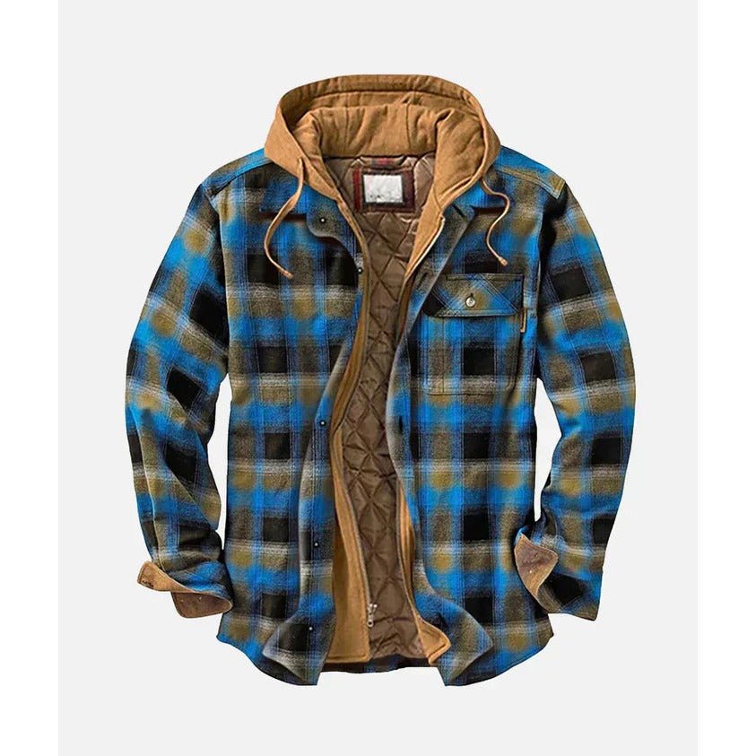 Threlquovan Hooded Flannel Shirt Jacket product image 5