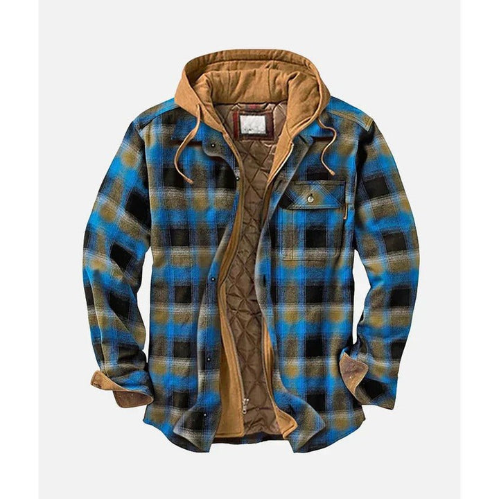 Threlquovan Hooded Flannel Shirt Jacket product image 5
