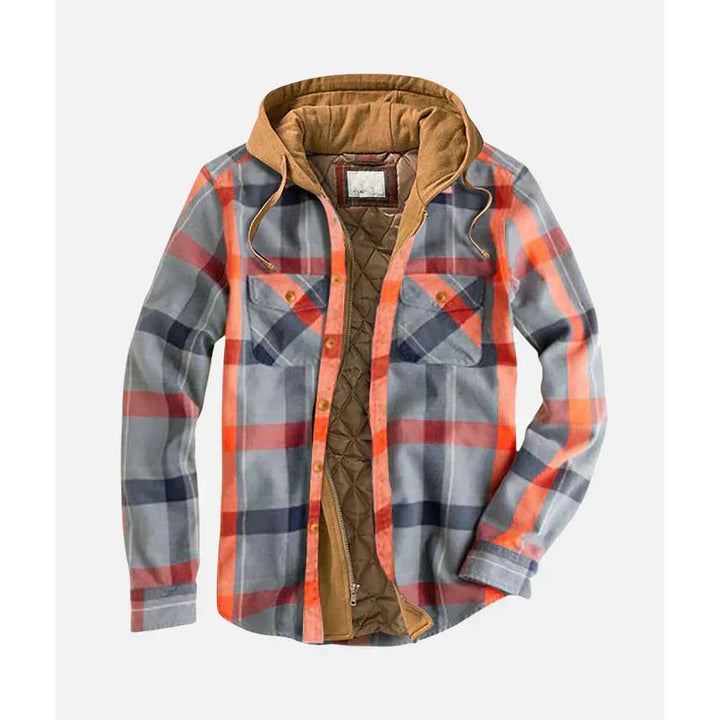 Threlquovan Hooded Flannel Shirt Jacket product image 6