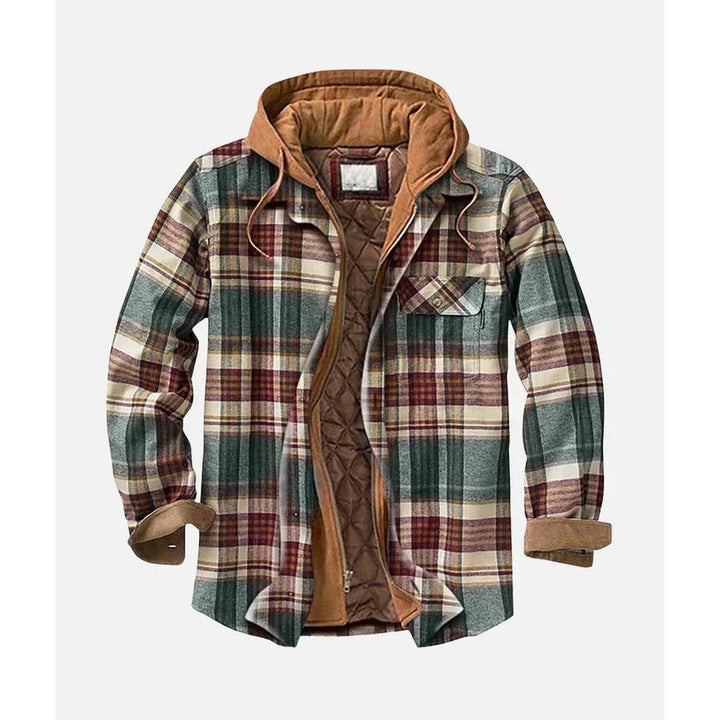 Threlquovan Hooded Flannel Shirt Jacket product image 7