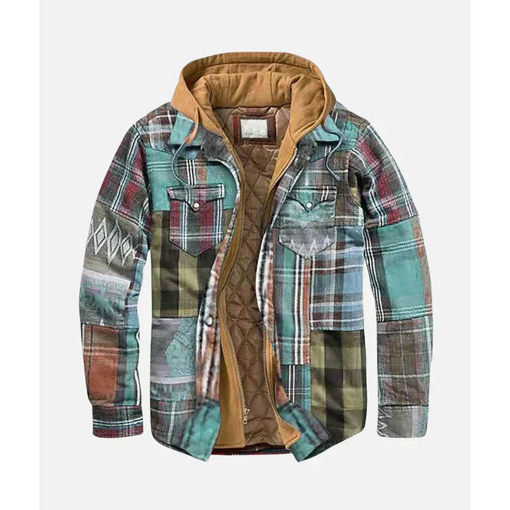 Threlquovan Hooded Flannel Shirt Jacket product image 9