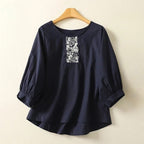 Timeless Elegance Blouse™ — Stay Cool and Captivate Every Room with Vintage Grace (XS ) - | Zavonix