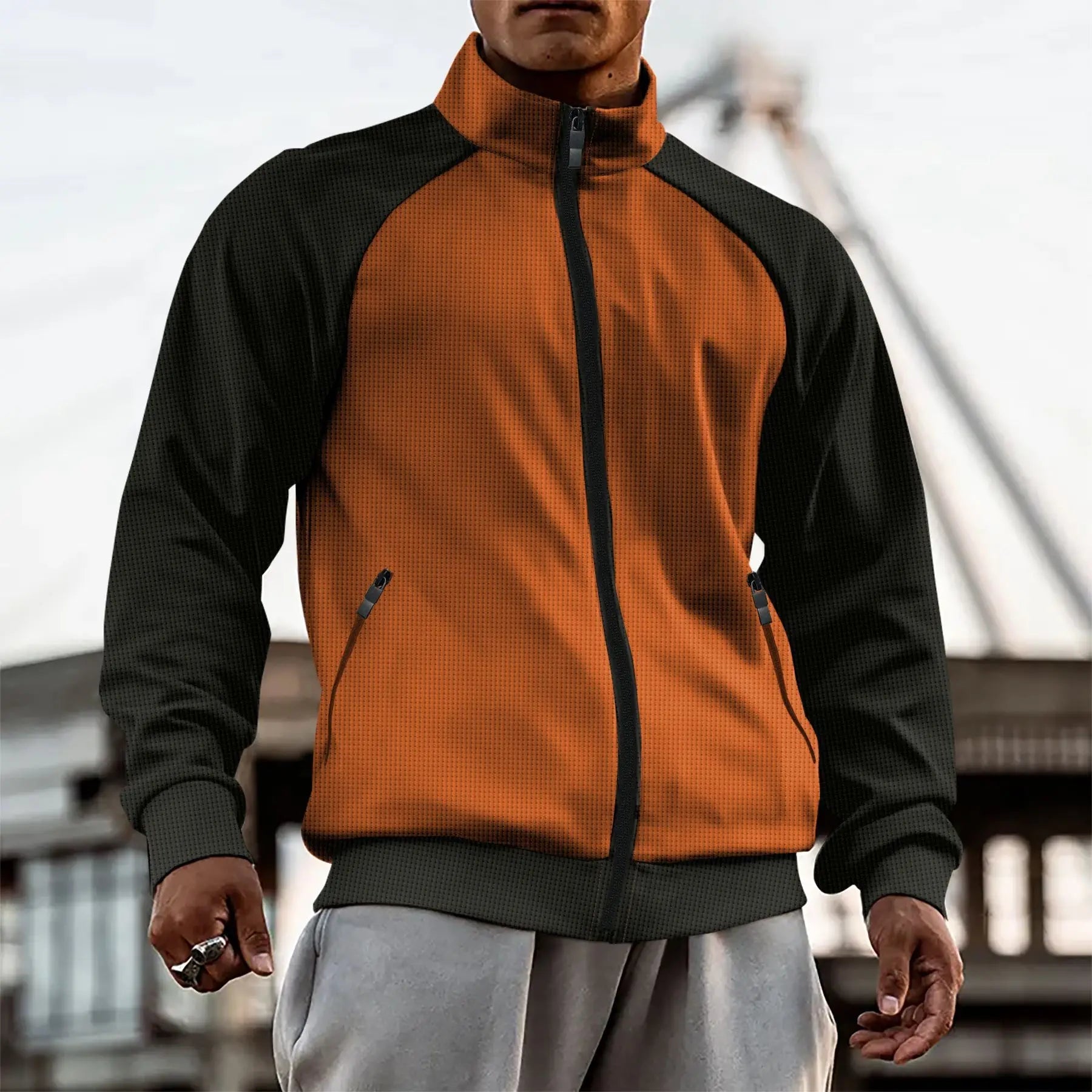 "Titan Sprint" Zip - Up Jacket (White S) - Jacket | Zavonix