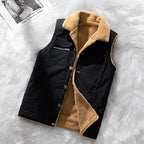 Tivorn Fleece Vest — Lightweight Insulated Vest with Four Pockets (XS Red) - | Zavonix