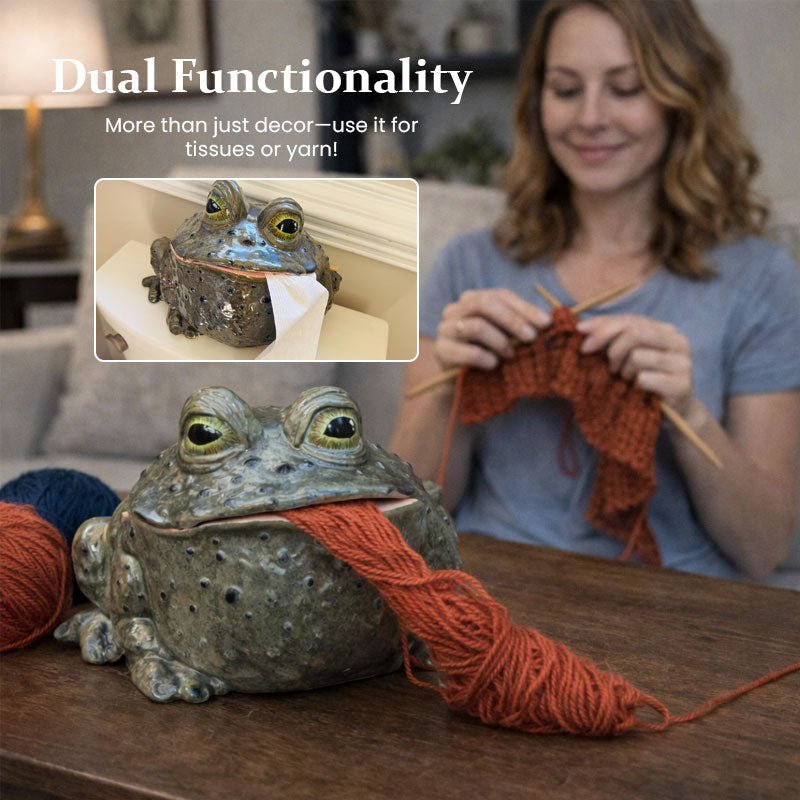 Toadside Funny Resin Tissue Holder Product Image 02