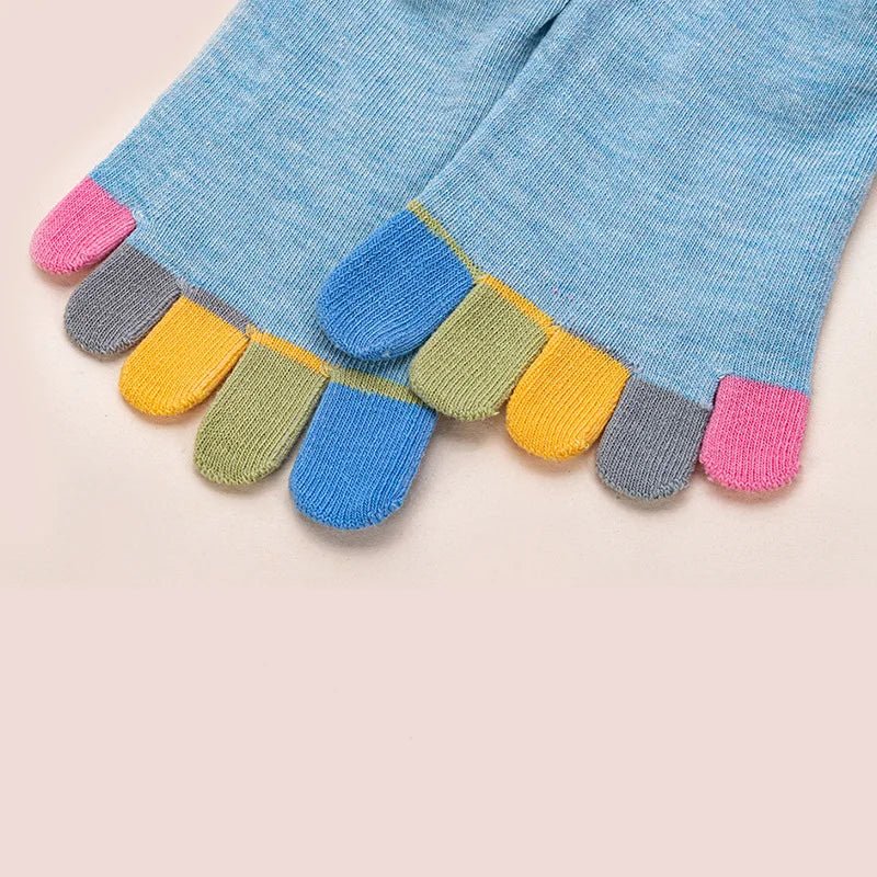Toe Separation Socks — Breathable Women’s Low - Cut Cotton Blend (Pink EU 35 - 39) - | Zavonix