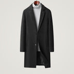 Torin Trench Coat — Tailored Insulated Coat with Soft Lining (Black S) - | Zavonix