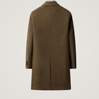 Torin Trench Coat — Tailored Insulated Coat with Soft Lining (Olive Green S) - | Zavonix