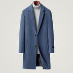 Torin Trench Coat — Tailored Insulated Coat with Soft Lining (Black S) - | Zavonix