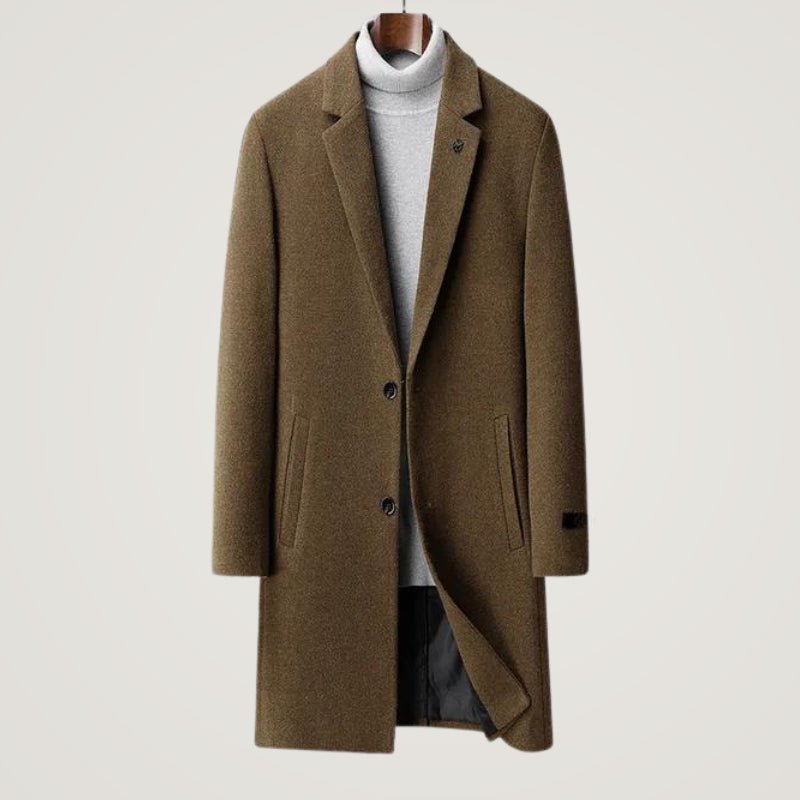 Torin Trench Coat — Tailored Insulated Coat with Soft Lining (Black S) - | Zavonix