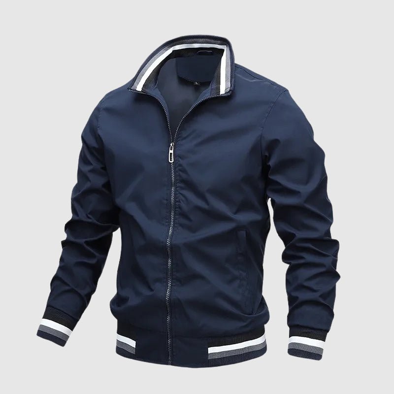 "Torino Night" Bomber Jacket (Blue S) - Bomber jacket | Zavonix