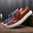 Toscana Velvet Slip - On Shoes (Blue 6) - | Zavonix