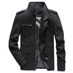 Tovren — Lightweight Cotton Jacket with Secure Pockets (Khaki XS) - | Zavonix