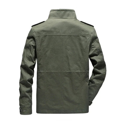 Tovren — Lightweight Cotton Jacket with Secure Pockets (Green XS) - | Zavonix
