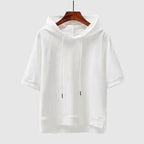 "TrailBound" Hooded Tee (White S) - T-Shirts | Zavonix