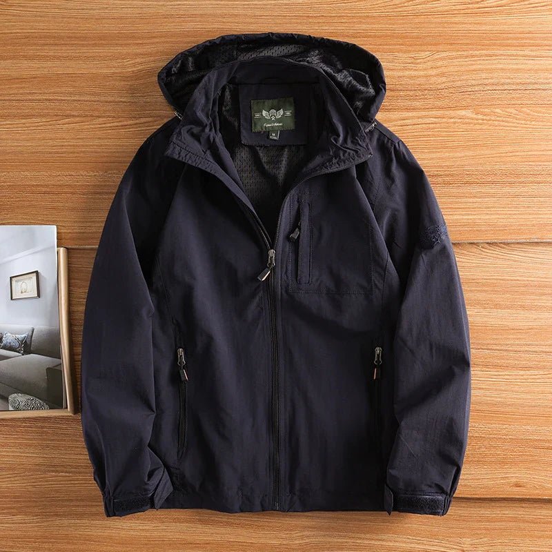 "TrailMaster" Waterproof Hiking Jacket (Blue XXS) - Jacket | Zavonix