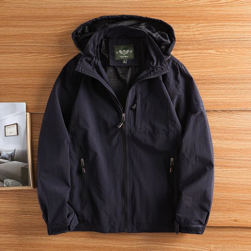 "TrailMaster" Waterproof Hiking Jacket (Blue XXS) - Jacket | Zavonix