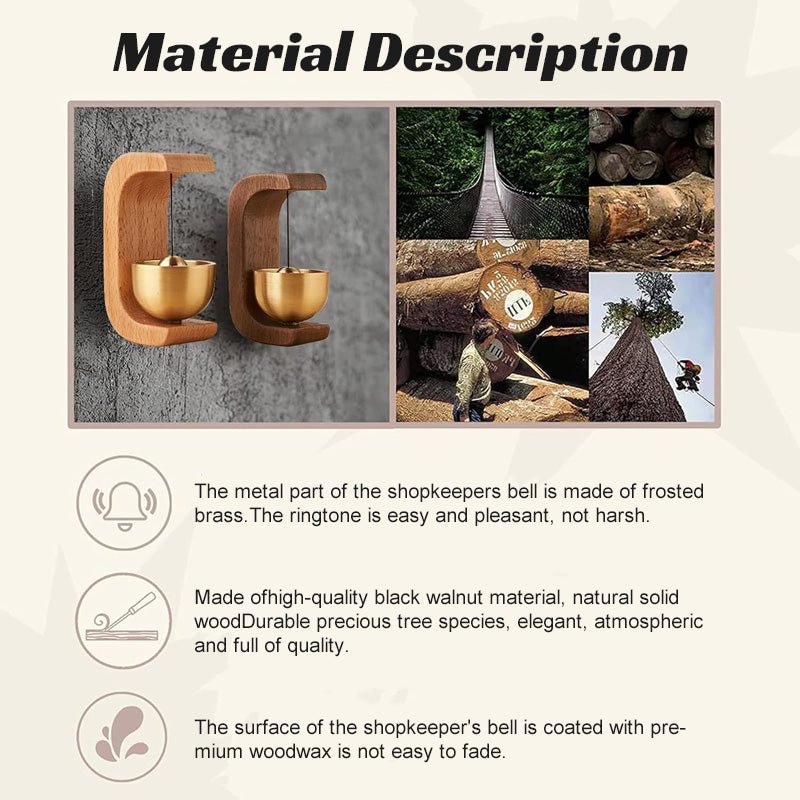 TranquilTone™ — Unlock Instant Serenity with Every Soothing Chime (🔥2 items[Walnut+Beech] ) - Home Decoration | Zavonix