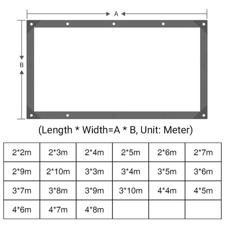 Translucent Outdoor Pe Tarp Insulated Shelter Cover Product Image 09