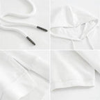 "TrailBound" Hooded Tee (White S) - T-Shirts | Zavonix