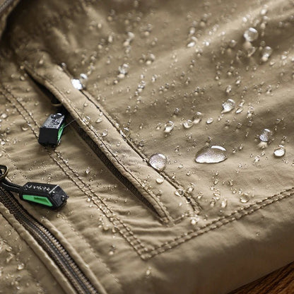 "TrailMaster" Waterproof Hiking Jacket (Khaki XXS) - Jacket | Zavonix