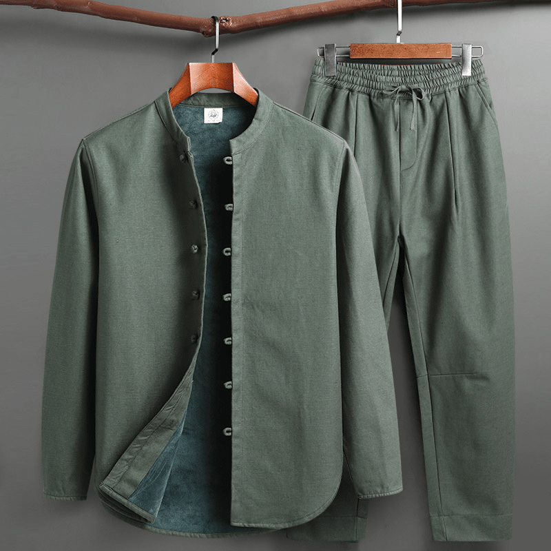 Trelio Linen Set (Green S) - | Zavonix
