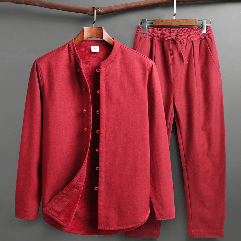 Trelio Linen Set (Red S) - | Zavonix