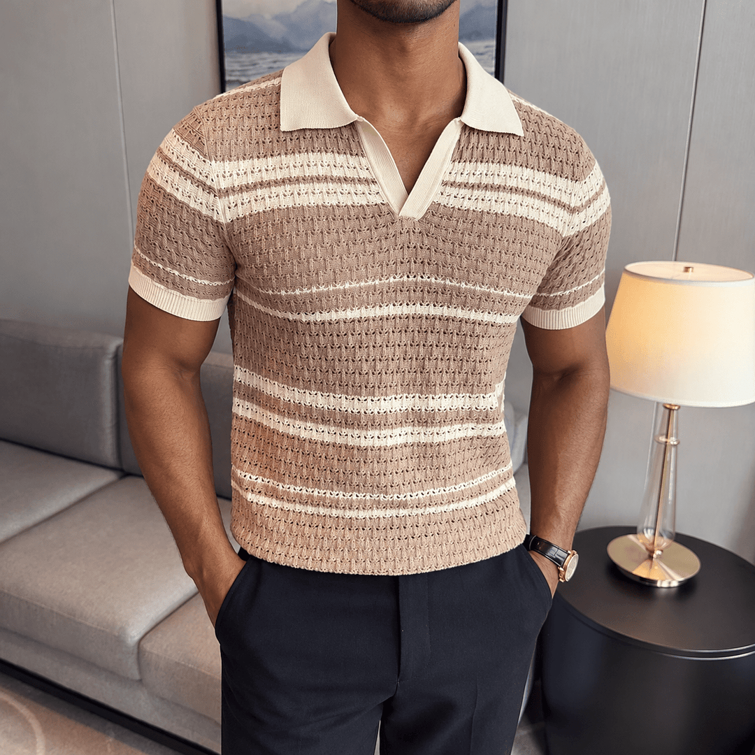 Trenquavel Striped Knit Polo product image 2