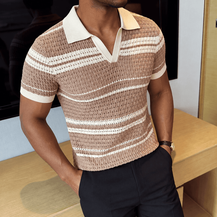 Trenquavel Striped Knit Polo product image 6