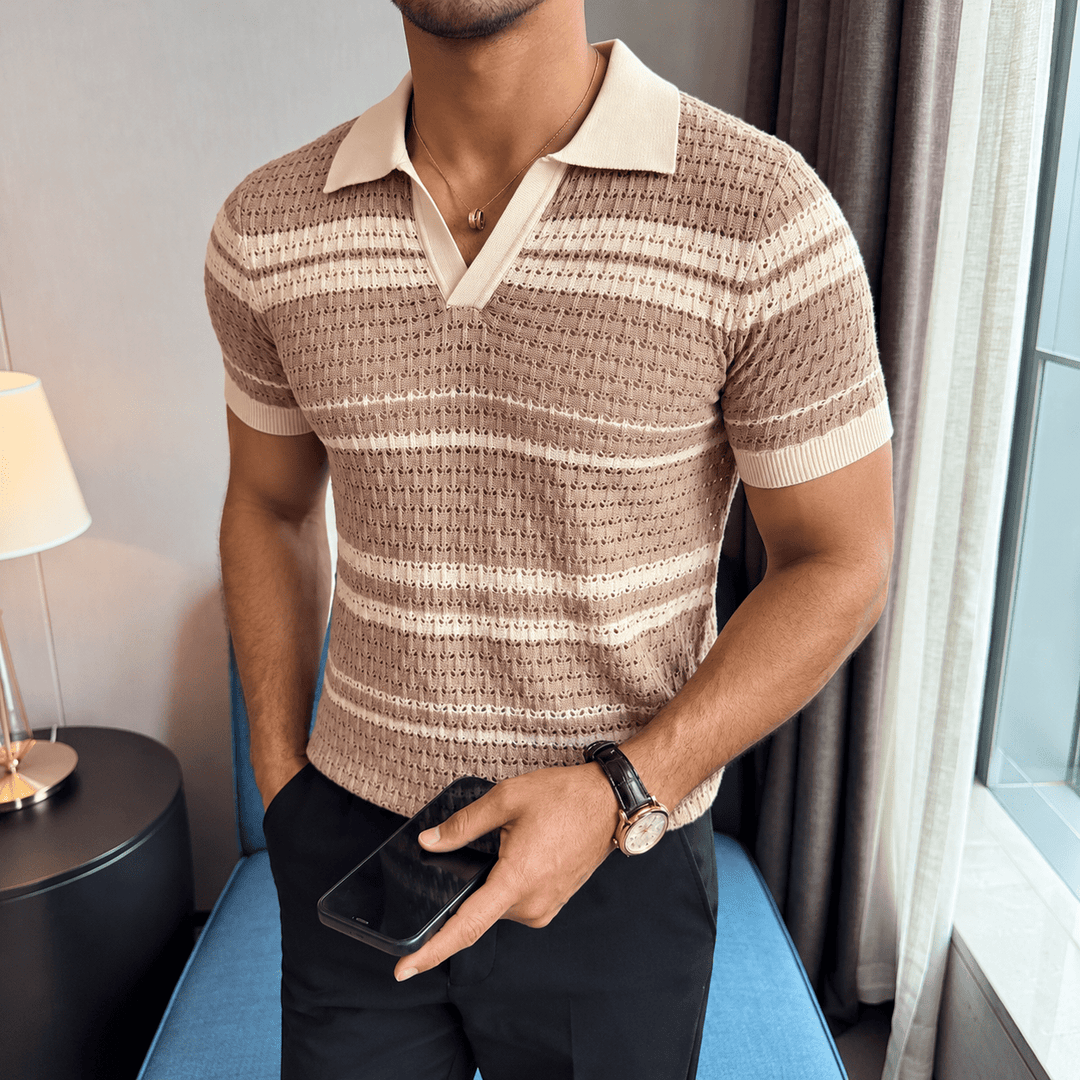 Trenquavel Striped Knit Polo product image 9