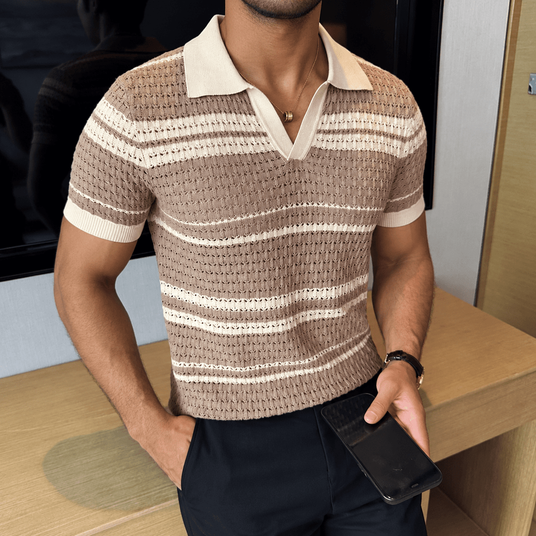 Trenquavel Striped Knit Polo product image 10