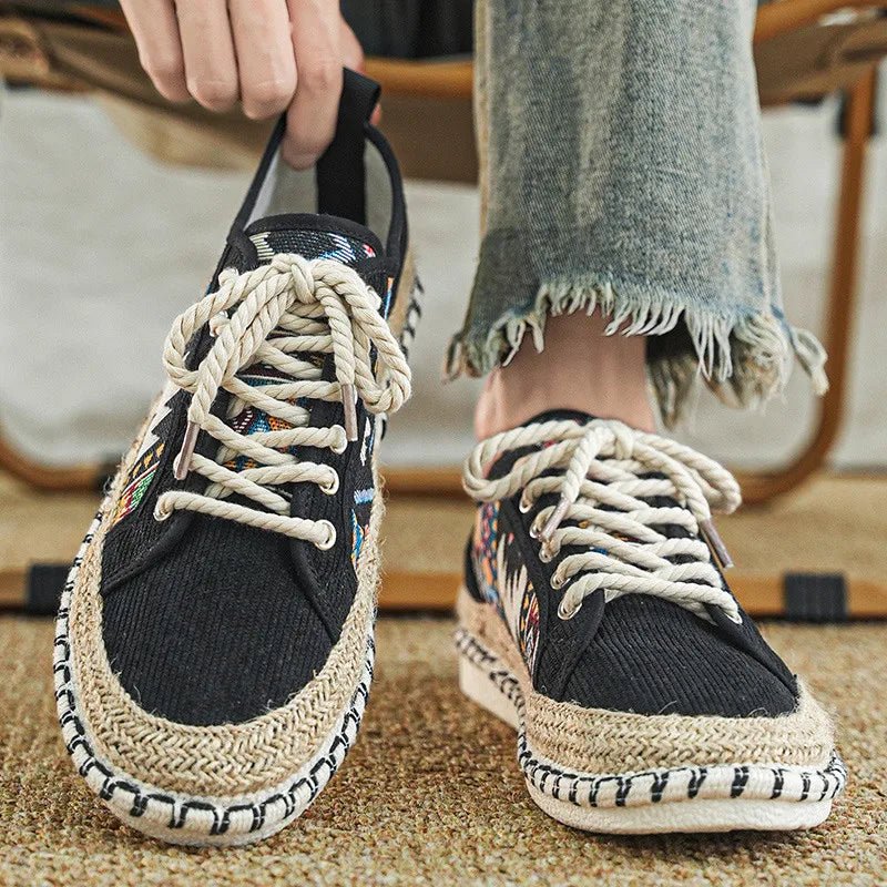 Tribal Breeze Sneakers (Black US 6 / EU 38) - | Zavonix