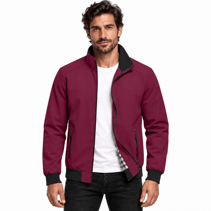 Tundravoss Check-Lined Bomber Jacket product image 3