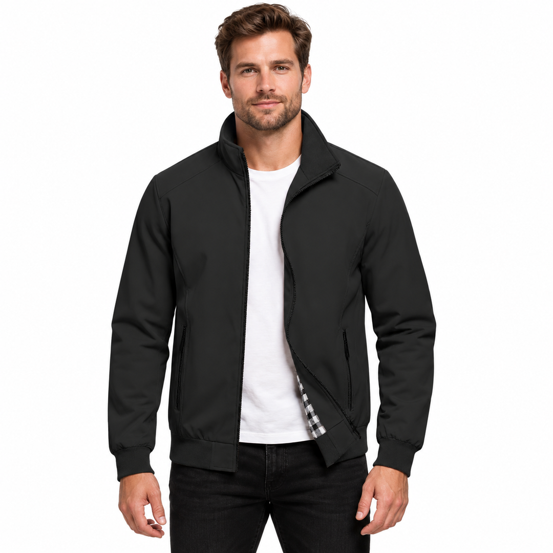 Tundravoss Check-Lined Bomber Jacket product image 4
