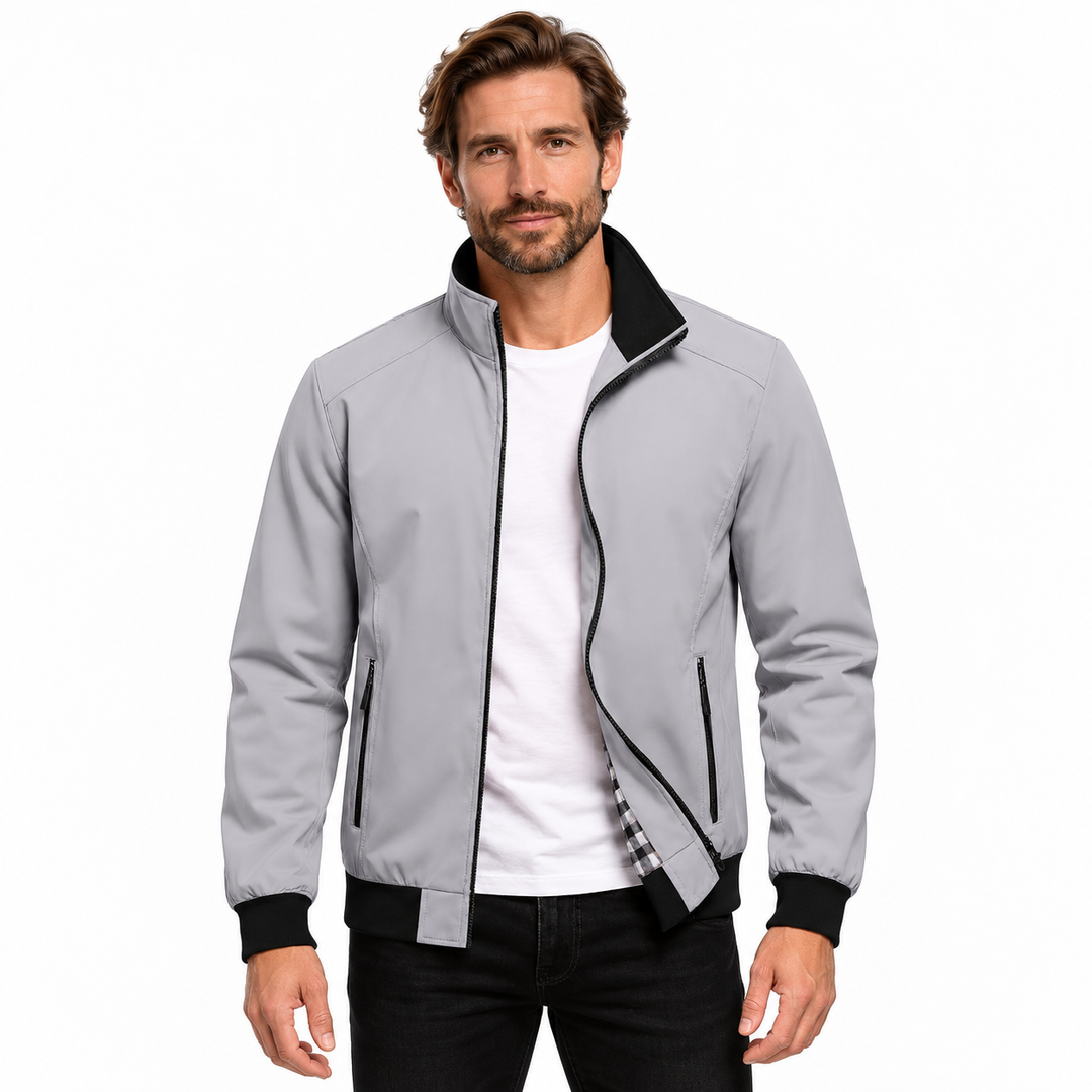 Tundravoss Check-Lined Bomber Jacket product image 5