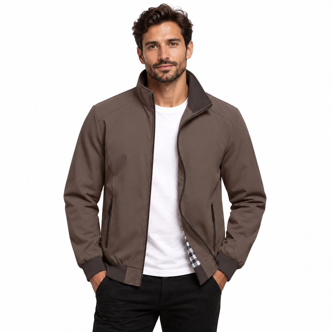Tundravoss Check-Lined Bomber Jacket product image 6