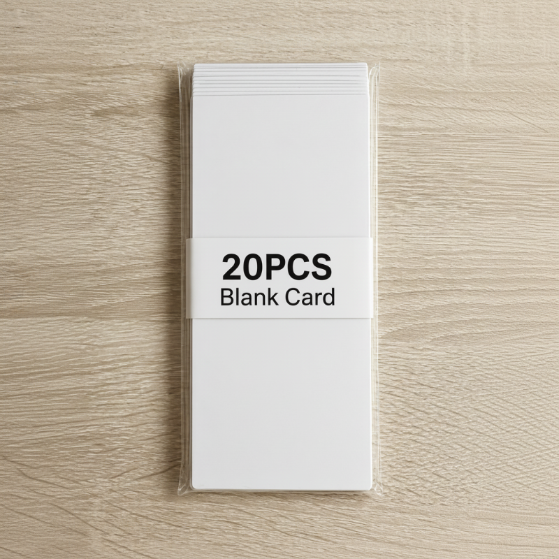 Pack of 20 blank replacement cards for customizing a chore chart.