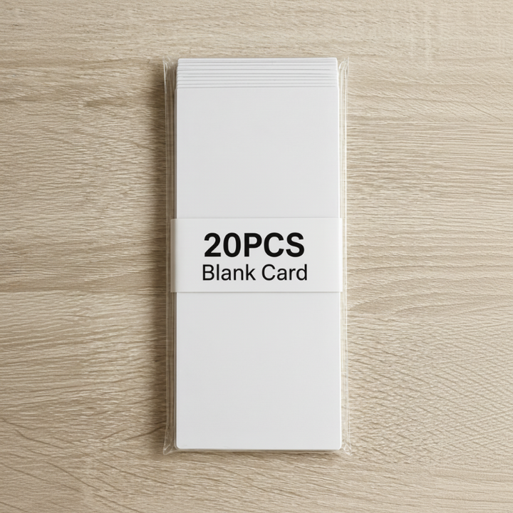 Pack of 20 blank replacement cards for customizing a chore chart.