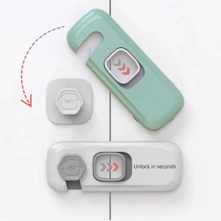 Two Piece Child Safety Locks Cabinet Refrigerator Product Image 03