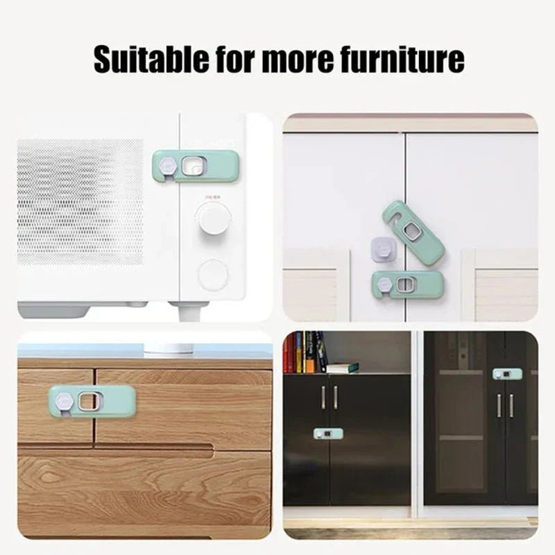 Two Piece Child Safety Locks Cabinet Refrigerator Product Image 07