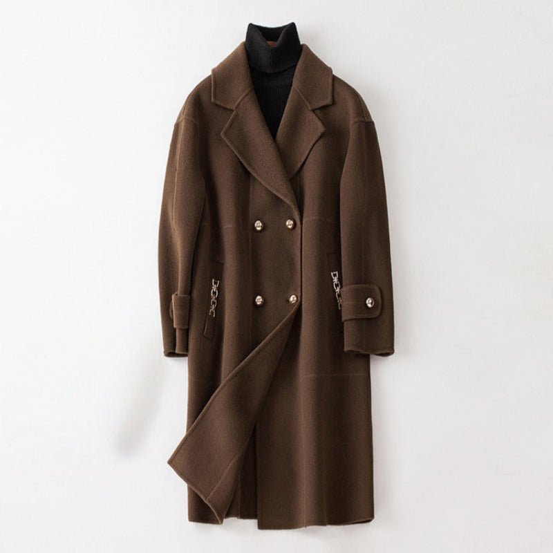 Ultimate Cashmere Coat™ — Command Every Room with Unstoppable Luxury and Power (Pearl Gray XS) - | Zavonix